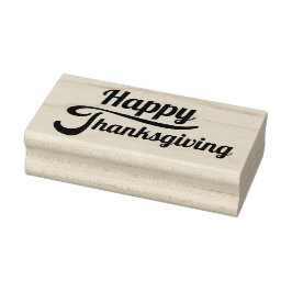 Happy Thanksgiving Gummistempel