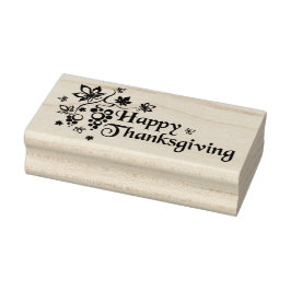 Happy Thanksgiving Gummistempel