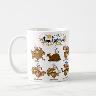Happy Thanksgiving, Happy Türkei Kaffeetasse