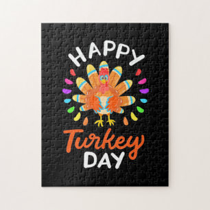 Happy Thanksgiving Happy Turkey Day Puzzle
