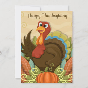 Happy Thanksgiving Holiday Card Feiertagskarte