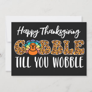 Happy Thanksgiving Holiday Card Feiertagskarte