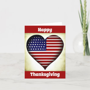 Happy Thanksgiving Holiday Card Feiertagskarte