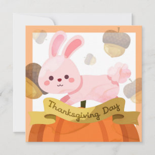 Happy Thanksgiving Holiday Card Feiertagskarte