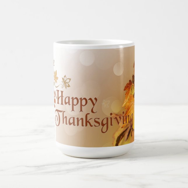 Happy Thanksgiving Kaffeetasse (Mittel)
