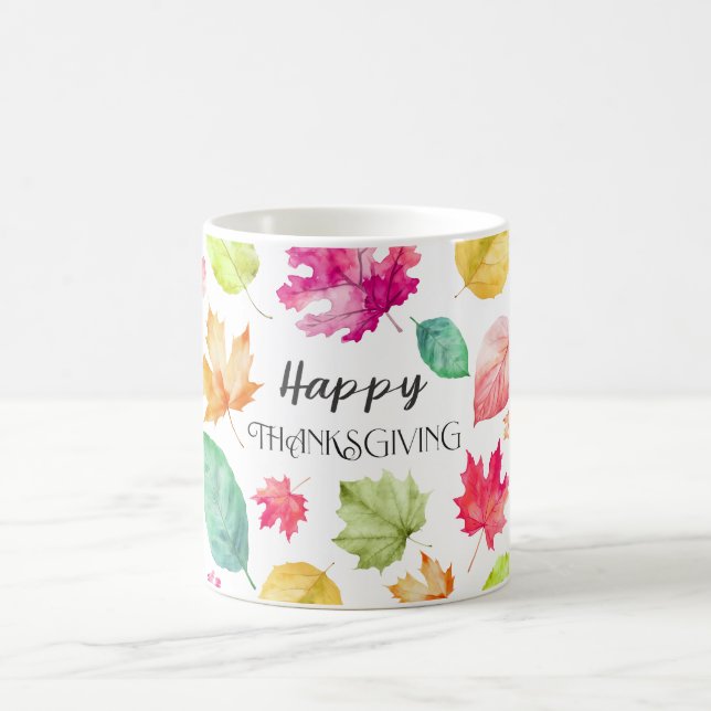 Happy Thanksgiving Kaffeetasse (Mittel)