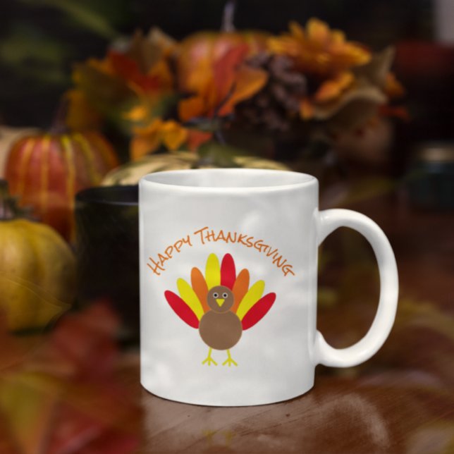 Happy Thanksgiving Kaffeetasse (Von Creator hochgeladen)