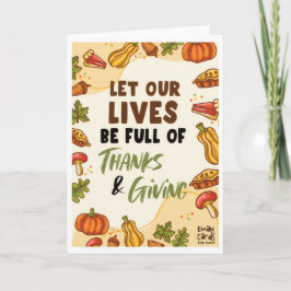 Happy Thanksgiving Karte