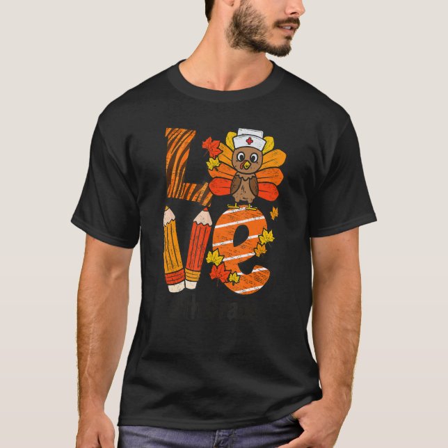 Happy Thanksgiving Liebe 8. Klasse Lehrer Türkei A T-Shirt (Vorderseite)