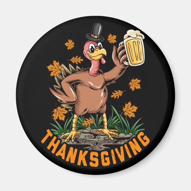 Happy Thanksgiving Magnet (Vorne)