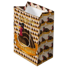 Happy Thanksgiving Mittlere Geschenktüte