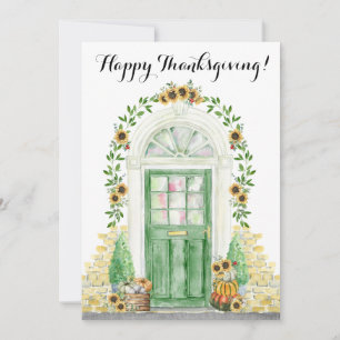 Happy Thanksgiving New Zuhause Ankündigung