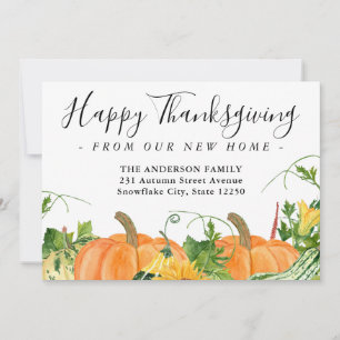 Happy Thanksgiving New Zuhause Pumpkin Holiday Mov Ankündigung