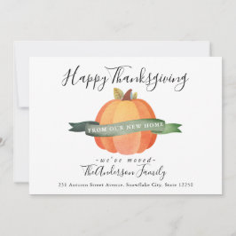 Happy Thanksgiving New Zuhause Pumpkin Holiday Mov Ankündigung