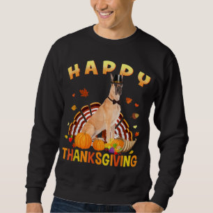 Happy Thanksgiving Niedlich Great Dane Türkei Pilg Sweatshirt