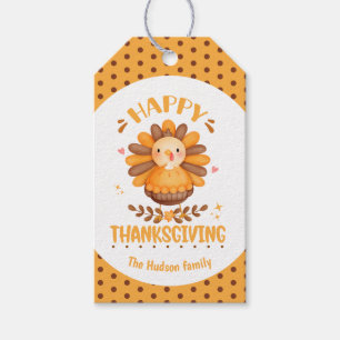 Happy Thanksgiving Niedliche Türkei Geschenkartike Geschenkanhänger