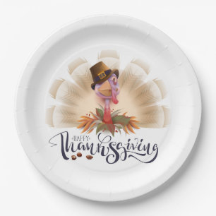 Happy Thanksgiving Paper Plate Pappteller