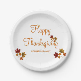 Happy Thanksgiving Pappteller