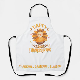 Happy Thanksgiving Personalisiert Schürze