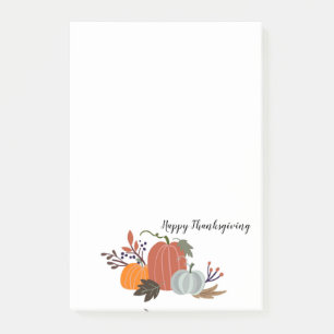 Happy Thanksgiving Post-it Klebezettel
