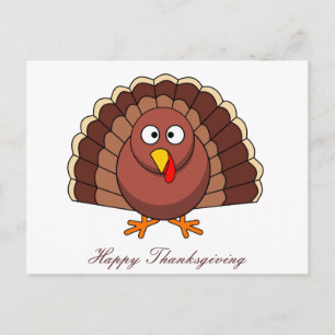 Happy Thanksgiving Postcard Feiertagspostkarte