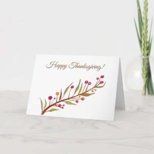Happy Thanksgiving Postcard Karte