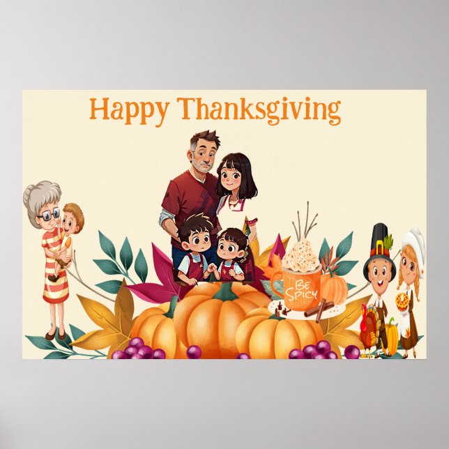 Happy Thanksgiving Poster (Vorne)