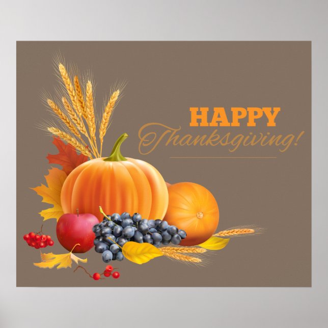 Happy Thanksgiving Poster (Vorne)