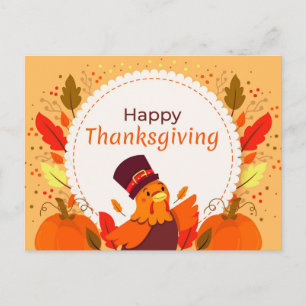 Happy Thanksgiving Postkarte