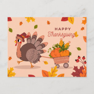 Happy Thanksgiving Postkarte