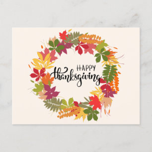 Happy Thanksgiving Postkarte