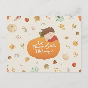 Happy Thanksgiving Postkarte
