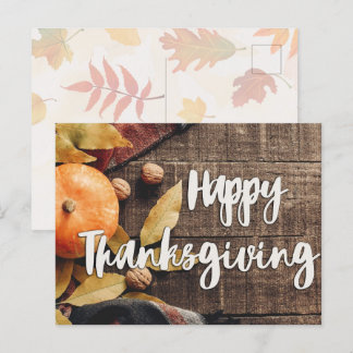 Happy Thanksgiving Postkarte