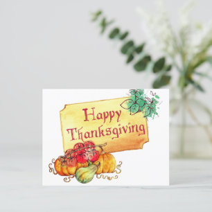 Happy Thanksgiving Postkarte
