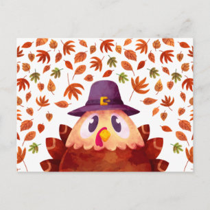 Happy Thanksgiving Postkarte