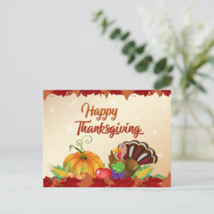Happy Thanksgiving Postkarte