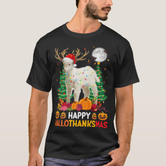 Happy Thanksgiving Ragdoll Funny Goat T-Shirt