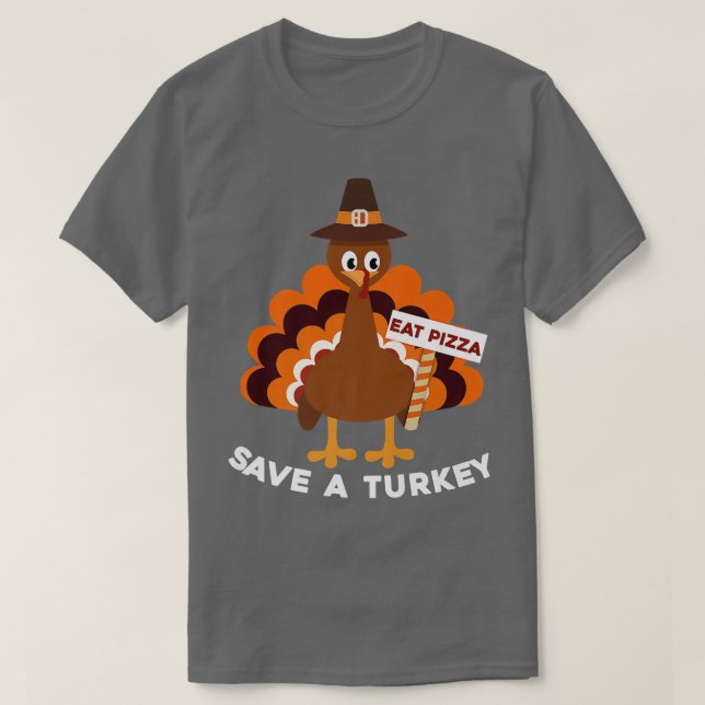 Happy Thanksgiving Rettete Türkei Funny Sarcastic  T-Shirt (Design vorne)