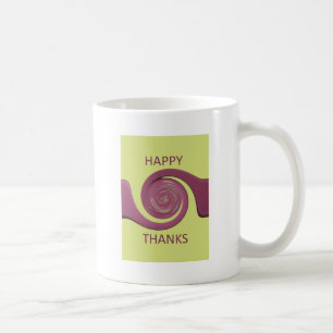 Happy Thanksgiving Schönes Phantastisches Textkuns Kaffeetasse