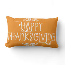 Happy Thanksgiving Script Orange