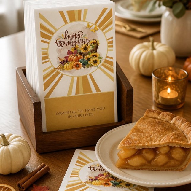 Happy Thanksgiving Serviette (Von Creator hochgeladen)