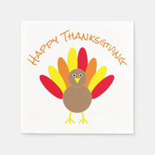 Happy Thanksgiving Serviette