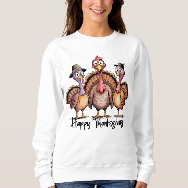 Happy Thanksgiving Shirt | Herbstfeiertag Türkei T (Vorderseite)