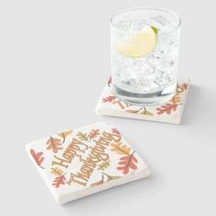 Happy Thanksgiving Steinuntersetzer