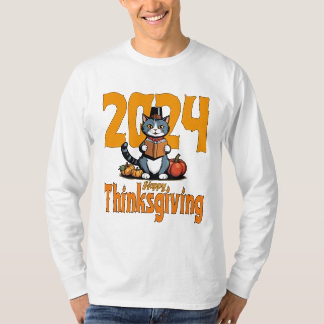 Happy Thanksgiving T-Shirt (Vorderseite)