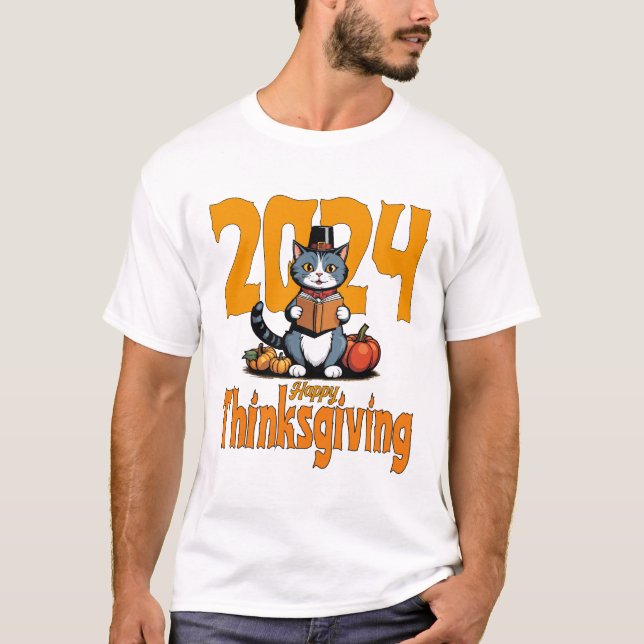 Happy Thanksgiving T-Shirt (Vorderseite)