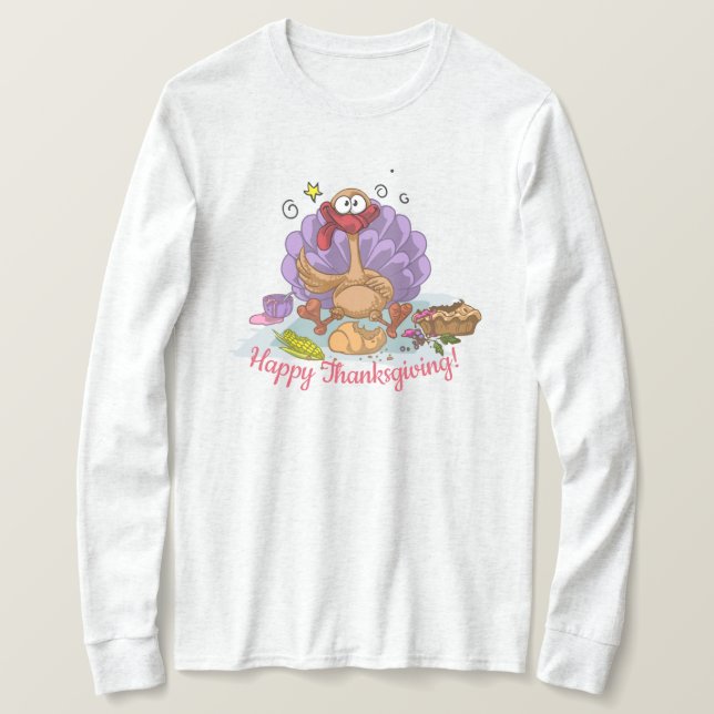 Happy Thanksgiving T-Shirt (Design vorne)