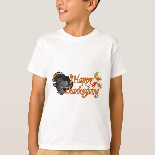 Happy Thanksgiving T-Shirt (Vorderseite)