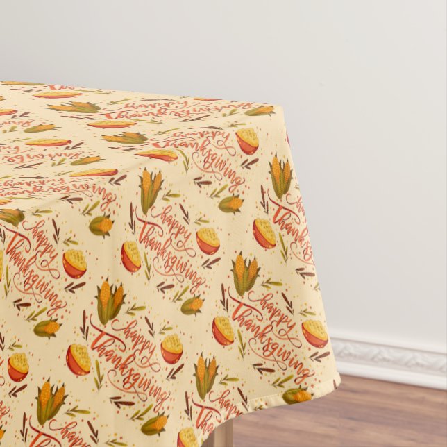Happy Thanksgiving Tablecloth Tischdecke (Beispiel)