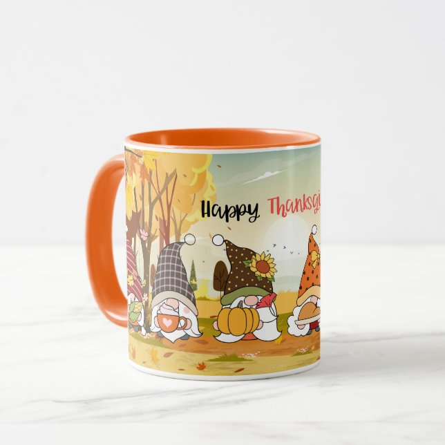 Happy Thanksgiving Tasse (Vorderseite Links)